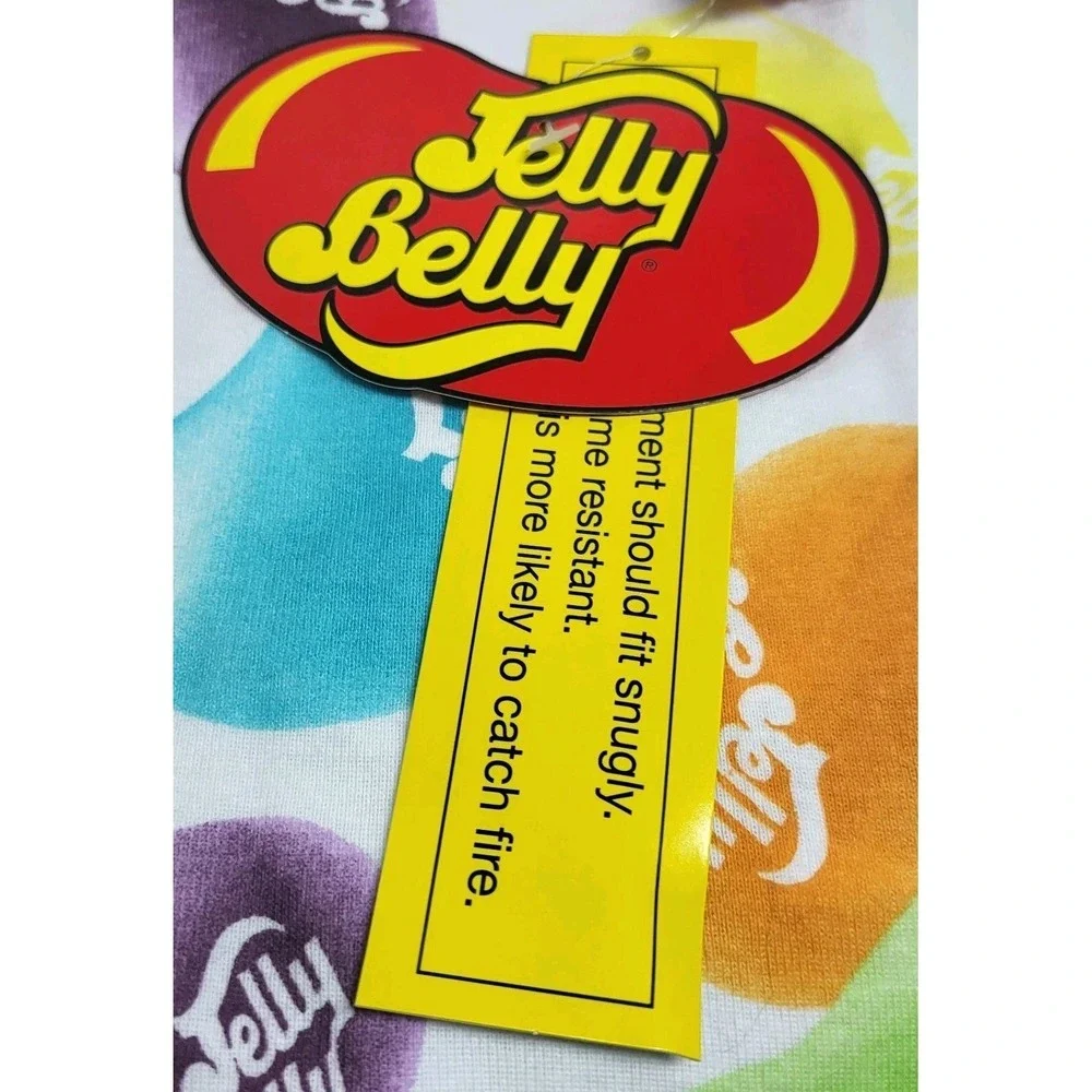 Jelly Belly Jellybean Pajama Set Size 4T Easter Pajamas Short Sleeve Shirt Pants